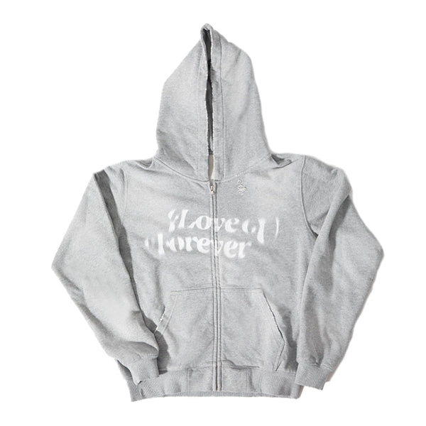 Faded Zip-Up Sweatshirt