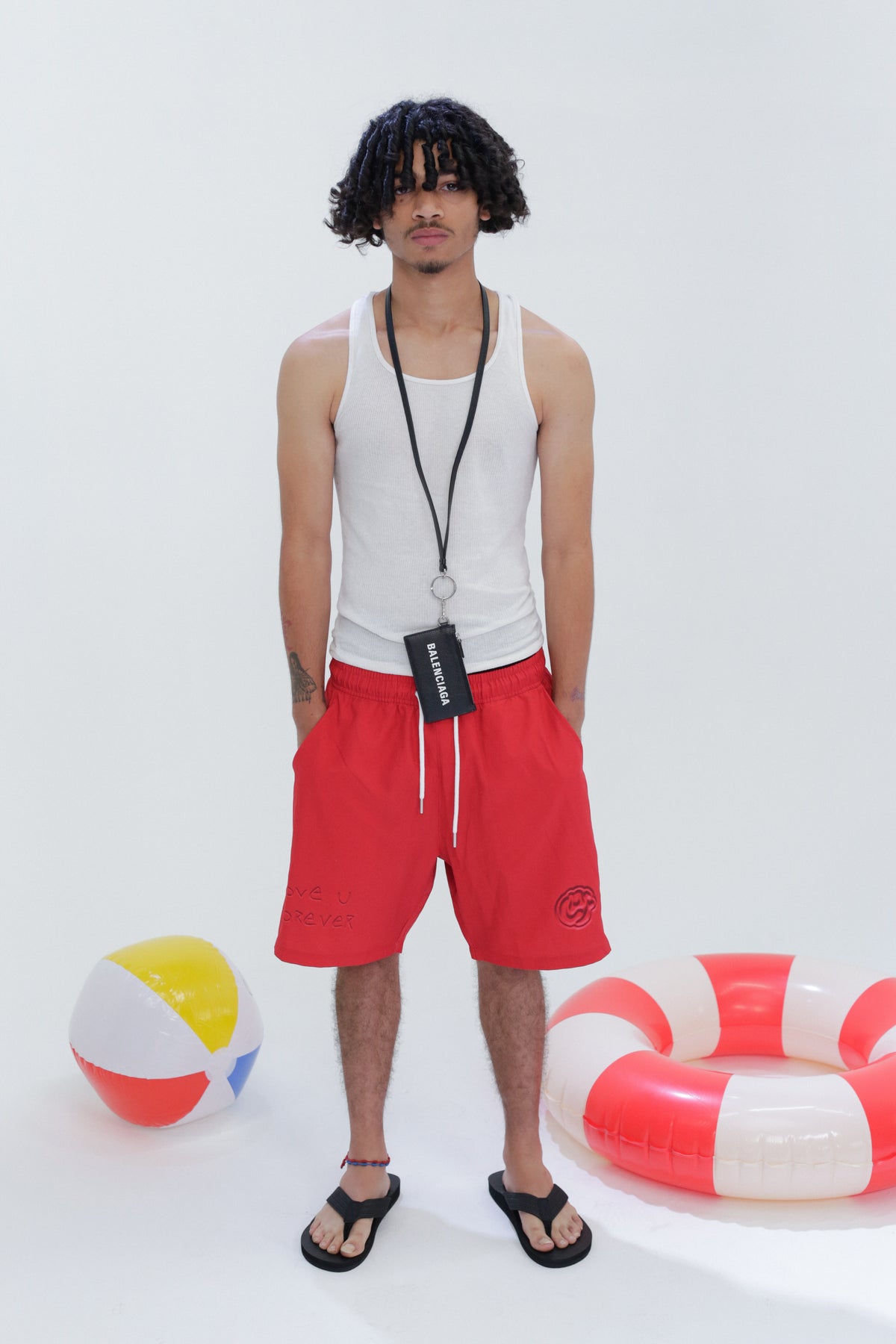 Lifeguard swim shorts